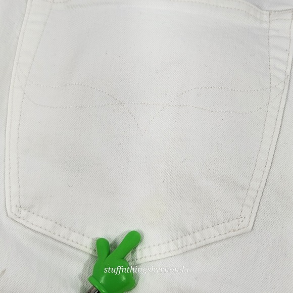 Polo Ralph Lauren Varick Slim Straight Stretch Denim Jeans White Mens 36x31 - Picture 13 of 13